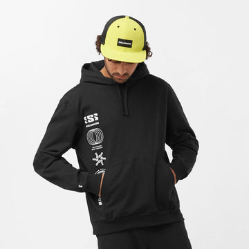 Graphic Pull Over Hoody M